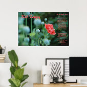 De betekenis van de Rode Poppy Poster (Thuiskantoor)