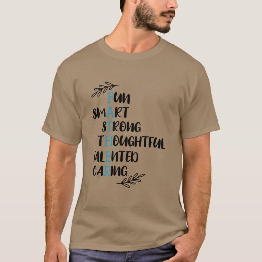 De Betekenis Van Het Zijn Van Een Vader T-shirt (Voorkant)