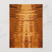 De betekenis van Kerst Inspirerend Typografie Briefkaart (Voorkant)