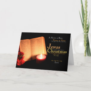 De betekenis van Kerstmis Feestdagen Kaart