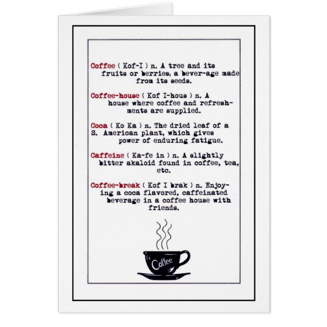 De betekenis van koffie (Voorkant)