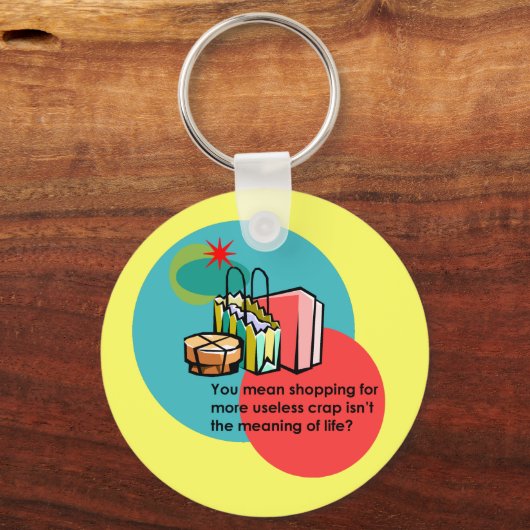 De betekenis van leven sleutelhanger (Voorkant)