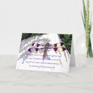 De betekenis van Life Dragonfly Kaart