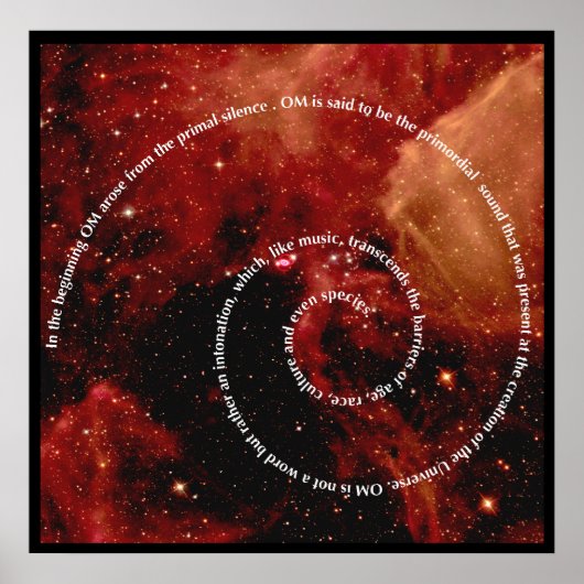 De betekenis van OM Poster (Voorkant)