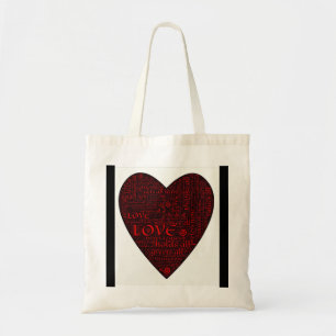 De Betekenissen van het Hart van de liefde Tote Bag