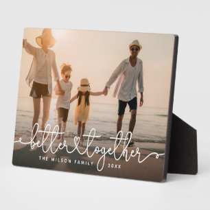 De beter samen Moderne Foto van de Aangepaste Fami Fotoplaat