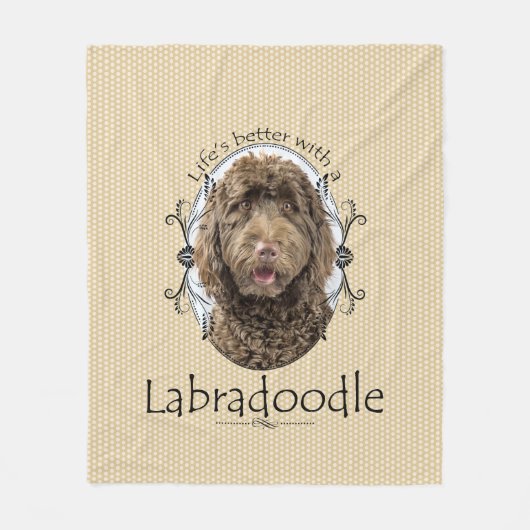 De betere labradoedle Fleece Blanket (Voorkant)