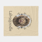 De betere labradoedle Fleece Blanket (Voorkant (Horizontaal))