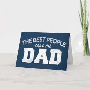 DE BETEREN NOEMEN ME PAPA verjaardag vaderdag Kaart
