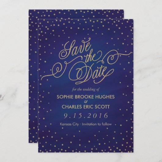 De betogen bewaren de Kaart Datum (Voorkant / Achterkant)