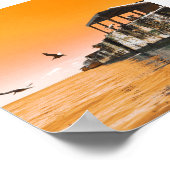 de betonschepen dreamdaze van het staatspark kipto poster (Hoek)