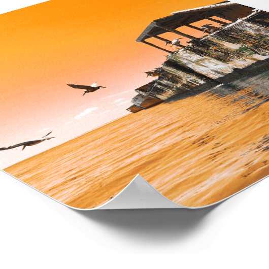 de betonschepen dreamdaze van het staatspark kipto poster (Hoek)