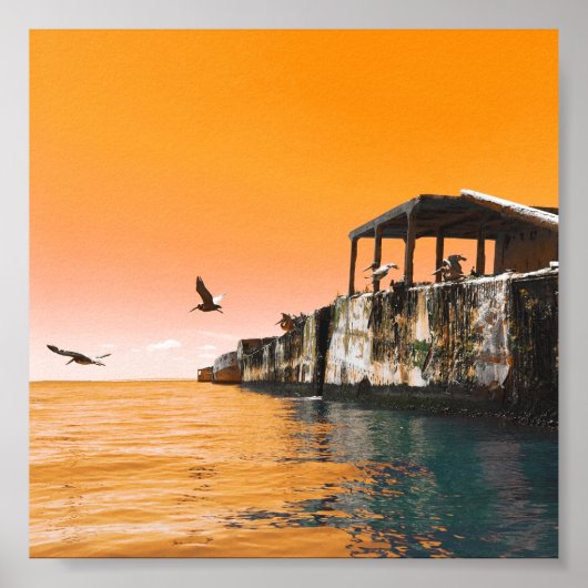 de betonschepen dreamdaze van het staatspark kipto poster (Voorkant)