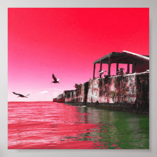 de betonschepen dreamdaze van het staatspark kipto poster