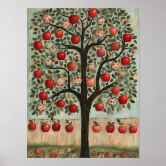 De Betoverde Appelboomgaard Poster (Voorkant)