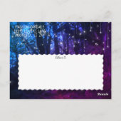 De betoverde Boten vlakke Lichten sparen de Datum Briefkaart (Achterkant)