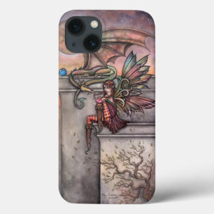De betoverde fee en draak fantasie kunst Case-Mate iPhone case