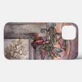 De betoverde fee en draak fantasie kunst Case-Mate iPhone case (Achterkant (horizontaal))