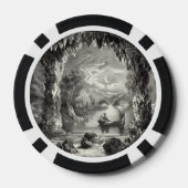 De betoverde grot poker chips (Achterkant)