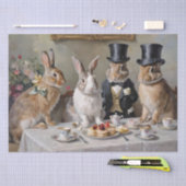 De betoverde haas theesoiree decoupage tissuepapier (Craft)