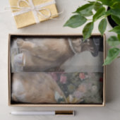 De betoverde haas theesoiree decoupage tissuepapier (Geschenk)