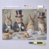 De betoverde haas theesoiree decoupage tissuepapier (Craft)