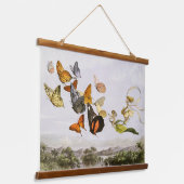 De betoverde koets van de Fairy Queen (1870) Hangend Wandkleed (Gebogen)