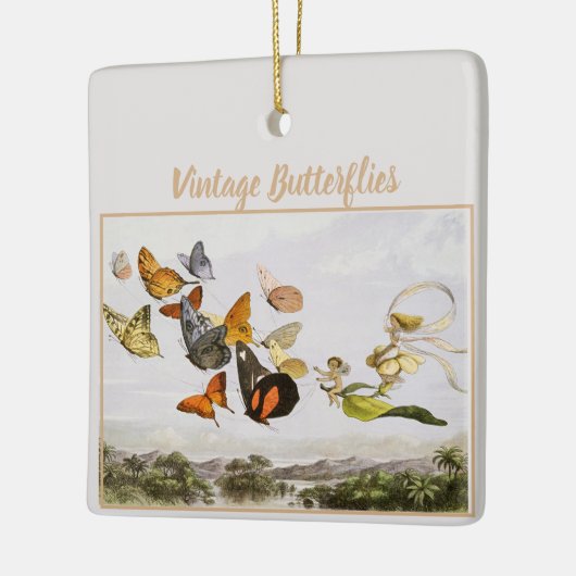 De betoverde koets van de Fairy Queen (1870) Keramisch Ornament (Links)