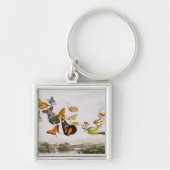 De betoverde koets van de Fairy Queen (1870) Sleutelhanger (Voorkant)