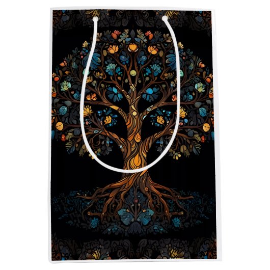 De betoverde mozaïekboom medium cadeauzakje (Voorkant)