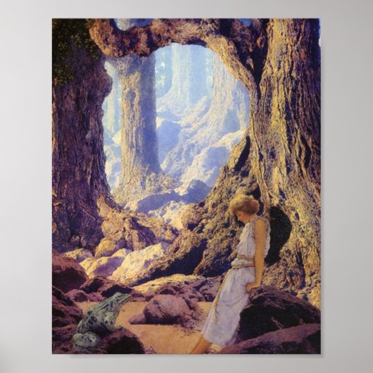 De betoverde prins van Maxfield Parrish Poster (Voorkant)
