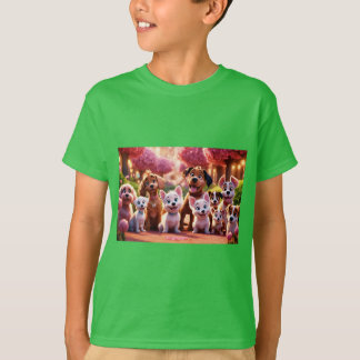 De betoverde tuin van Baby Dogs T-shirt