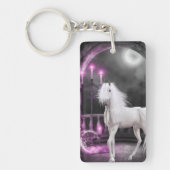 De betoverde Unicorn Sleutelhanger (Voorkant)