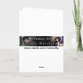 De betoverde Window Fairy Fantasy Art Kaart (Achterkant)