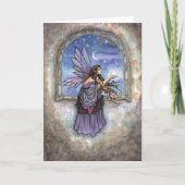 De betoverde Window Fairy Fantasy Art Kaart (Voorkant)