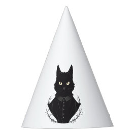 De betoverde zwarte kat van Salem Feesthoedjes