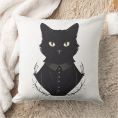 De betoverde zwarte kat van Salem Kussen (Deken)