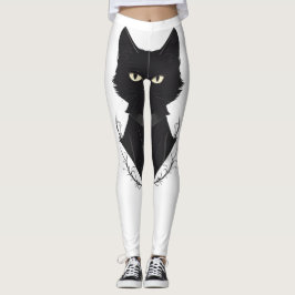 De betoverde zwarte kat van Salem Leggings