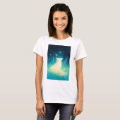 De betoverende blik van de witte vos t-shirt (Voorkant volledig)