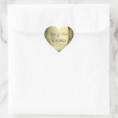 De betoverende bosarm bewaart de datum hart sticker (Tas)
