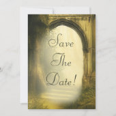 De betoverende bosarm bewaart de datum kaart (Voorkant)