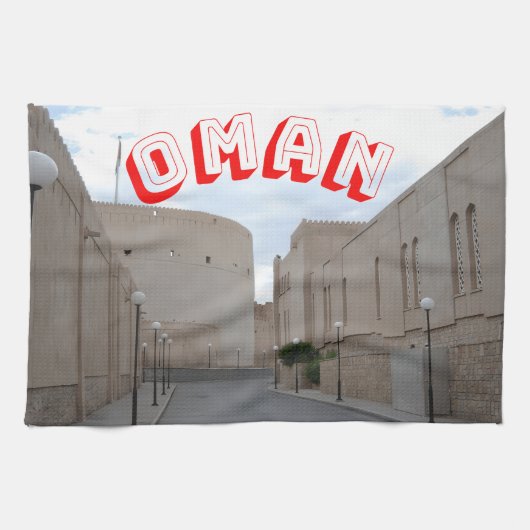 De betoverende charme van Oman Theedoek (Horizontaal)