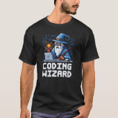 De betoverende codeerwizard t-shirt (Voorkant)