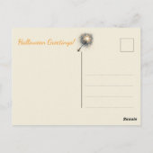 De betoverende Halloween Witch Groet Briefkaart (Achterkant)