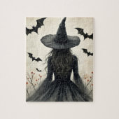 De betoverende Halloween Witch Legpuzzel (Verticaal)