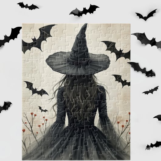 De betoverende Halloween Witch Legpuzzel
