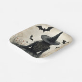 De betoverende Halloween Witch Papieren Bordje (Gebogen)