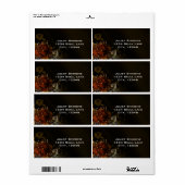 De betoverende Magische Nachtelijke Herfst van het Etiket (Full Sheet)