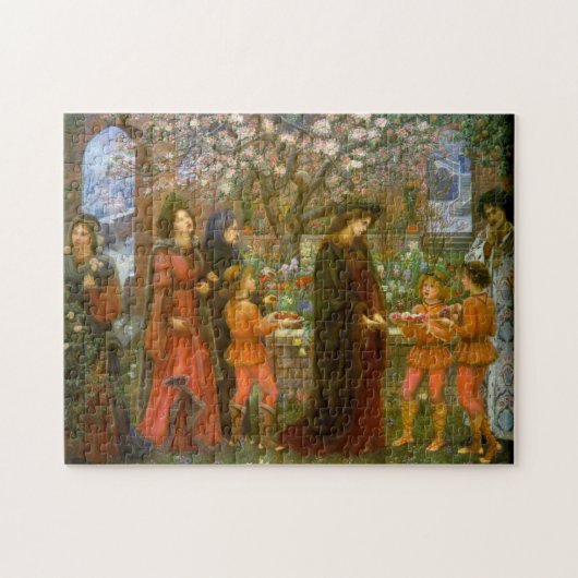 De betoverende tuin van Maria Spartali Stillman Legpuzzel (Horizontaal)