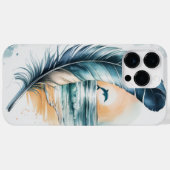 De betoverende wereld van veren: de schoonheid van Case-Mate iPhone case (Achterkant (horizontaal))